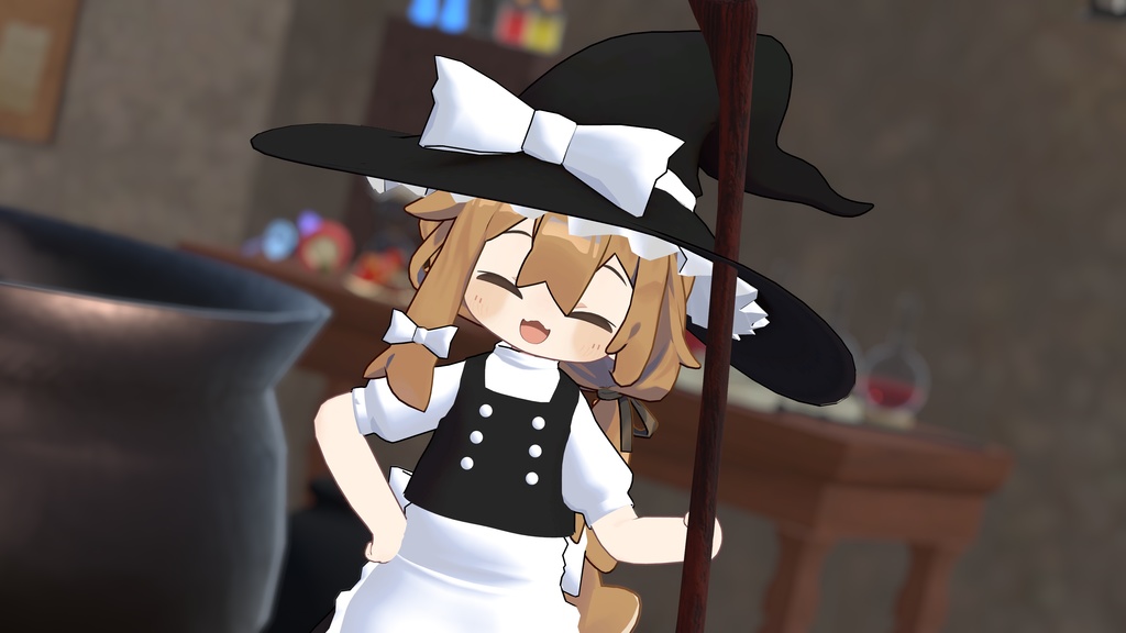 楽園の素敵な巫女&普通の魔法使いセット【まめひなた&キプフェル対応】