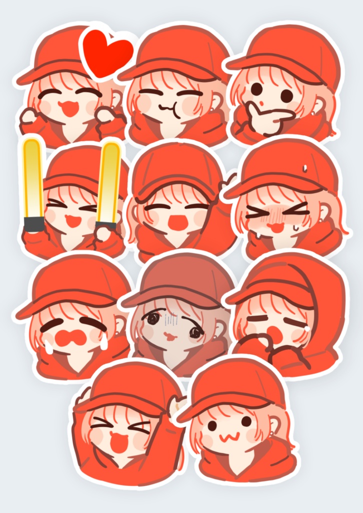 よちむちゃんダイカットステッカー