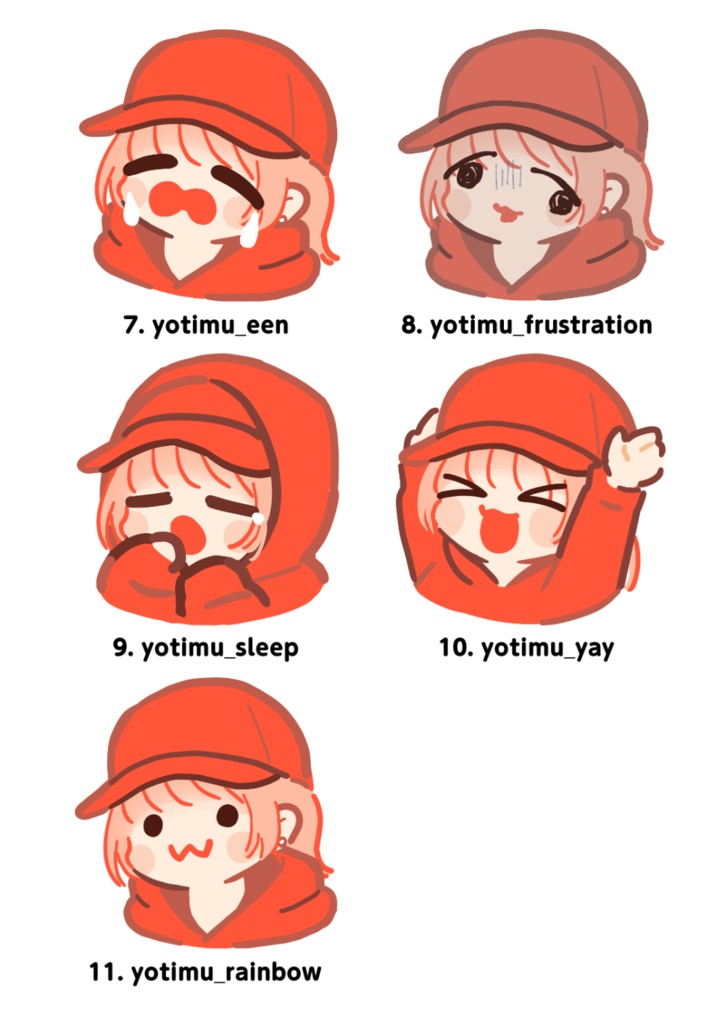 よちむちゃんダイカットステッカー