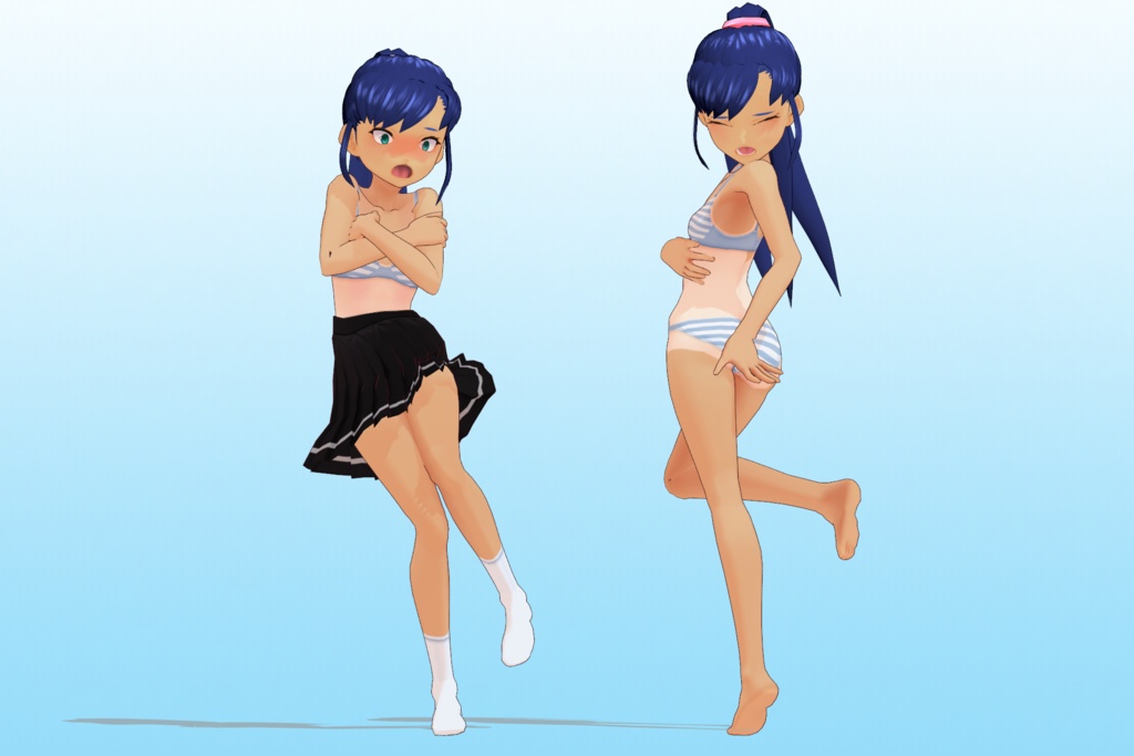 2年3組 出席番号25番 【水谷 勇気 夏制服】3Dモデルデータver.02