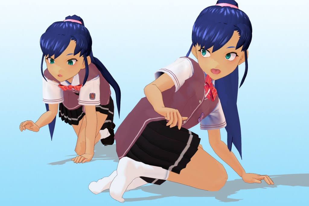 2年3組 出席番号25番 【水谷 勇気 夏制服】3Dモデルデータver.02