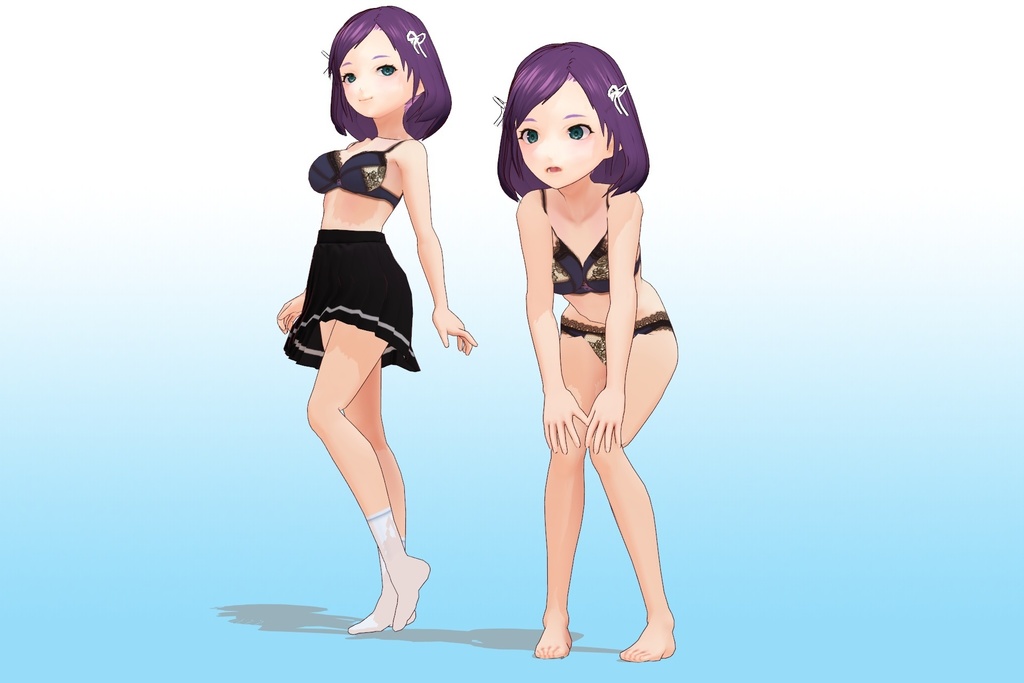 2年3組 出席番号31番 【吉野 史 夏制服】3Dモデルデータ