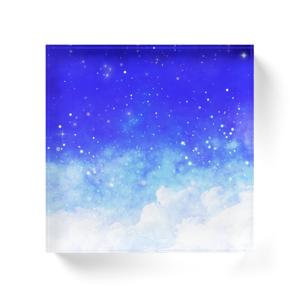 空のアクリルブロック