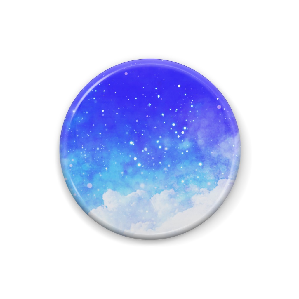 空の缶バッジ