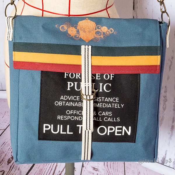 【再販】13thドクター風・ショルダーバッグ【DW】