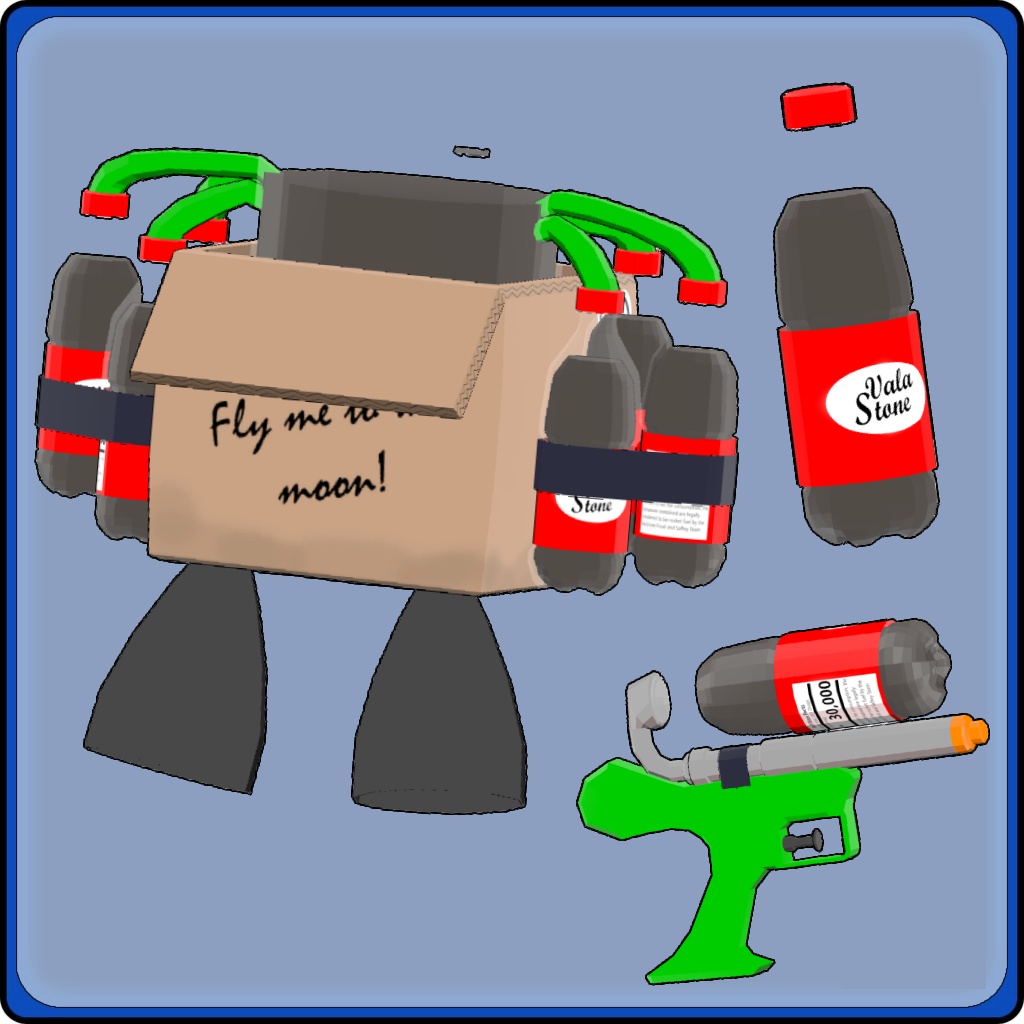Vala's Soda Blaster And Jetpack