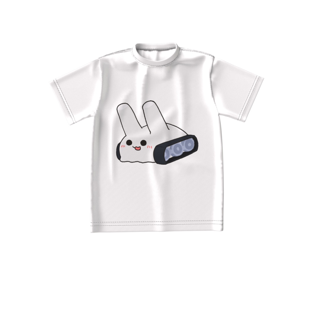 うさなめくじせんしゃビッグシルエットTシャツ(文字なし)