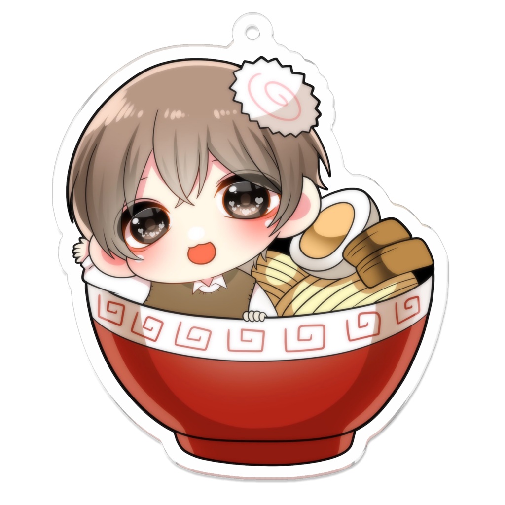 せなめんアクリルキーホルダー