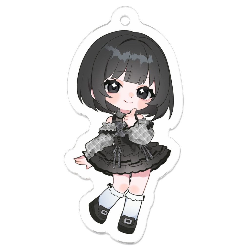 私服 ミニキャラ アクリルキーホルダー
