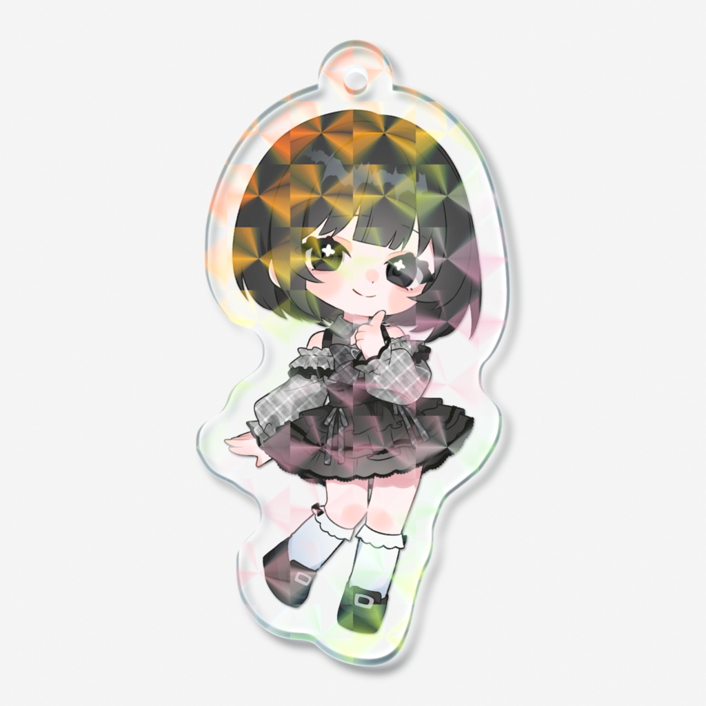 私服 ミニキャラ アクリルキーホルダー (ホログラムVer.)