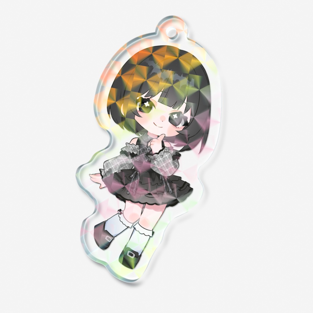 私服 ミニキャラ アクリルキーホルダー (ホログラムVer.)