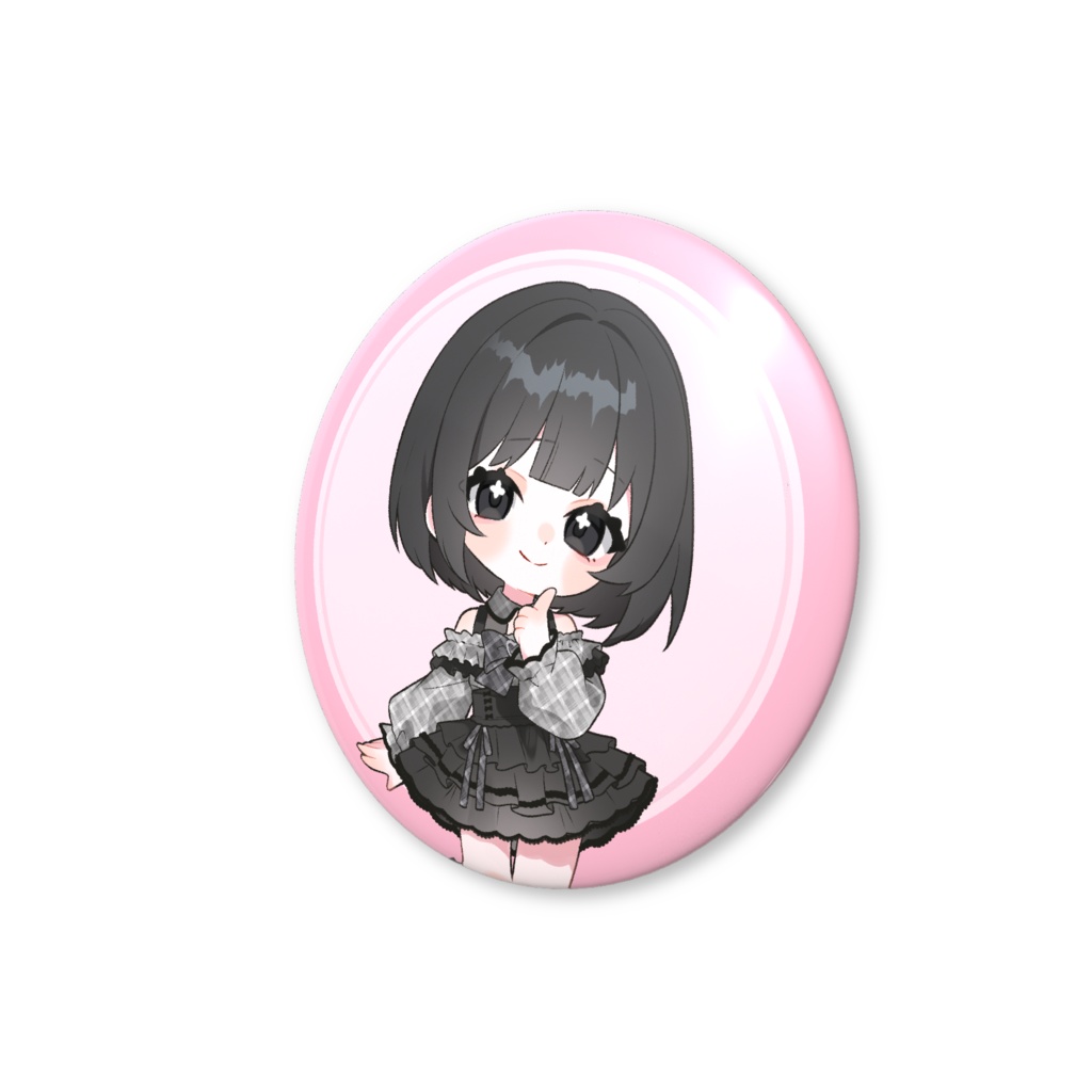 私服 ミニキャラ 缶バッジ