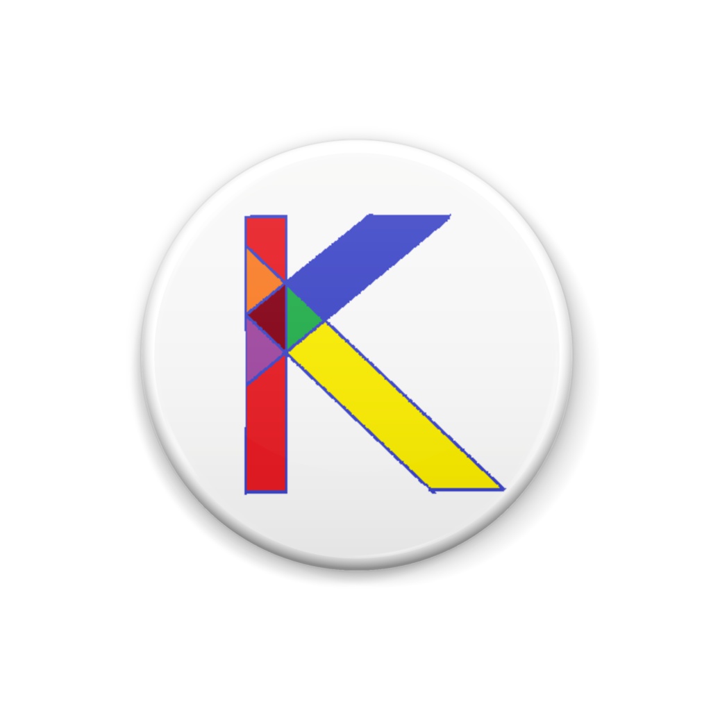 K☆SUKEロゴ缶バッジ