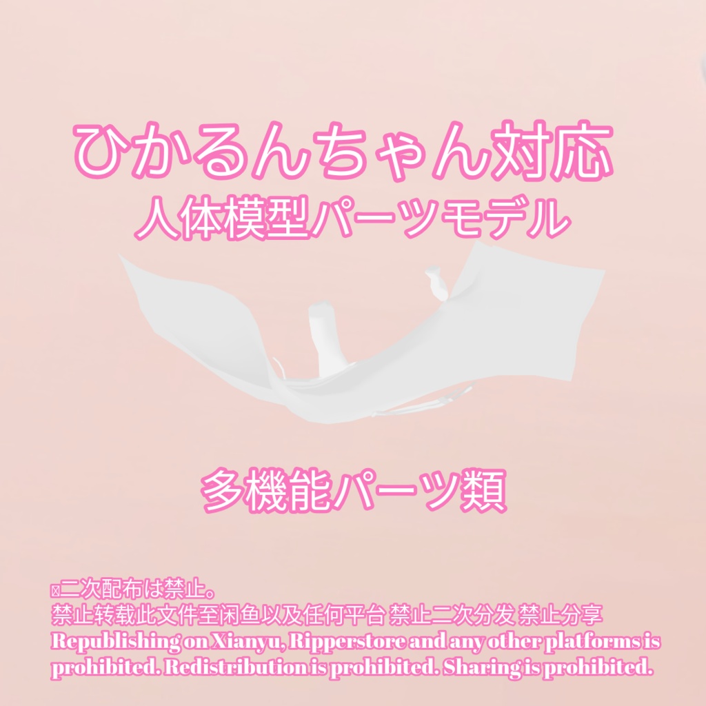 R-18 ひかるんちゃん用・人体模型パーツモデル image