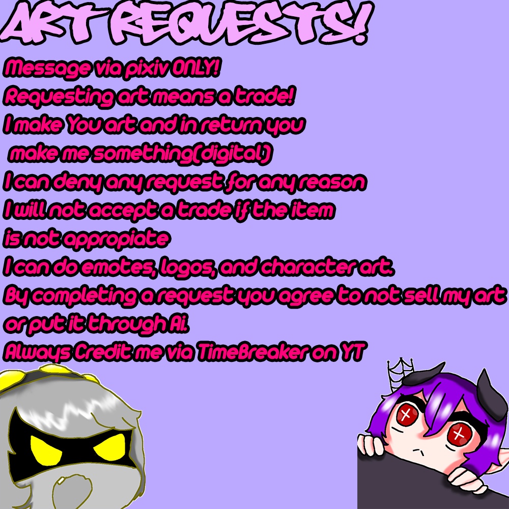 Art Trades!! (request via pixiv messanger)
