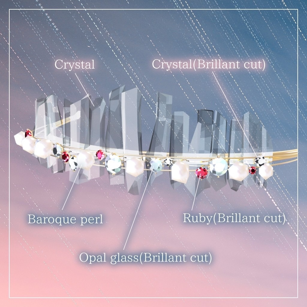 【3Dモデル】VEDA クリスタルティアラ