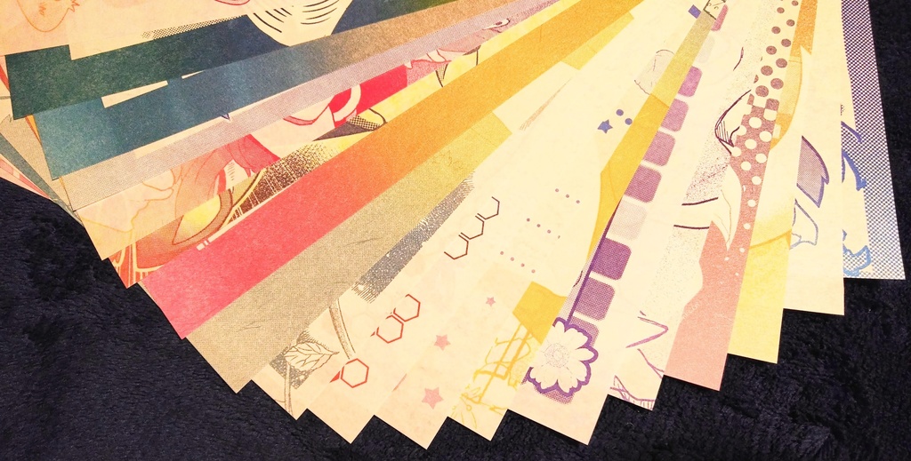 【頒布終了しました】pkspグラデ便箋セット【GRADATION HISTORY】