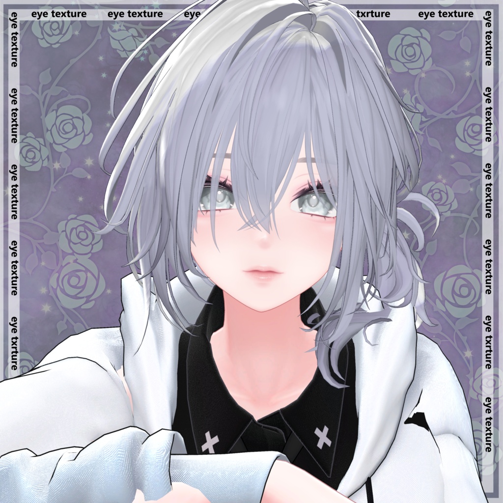 【複数アバター対応】 eye Texture 8type