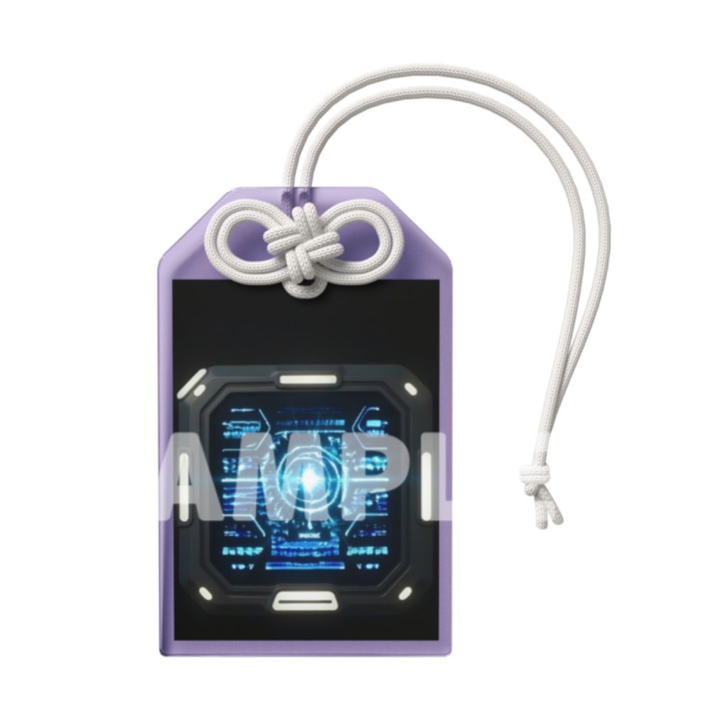 【 データユニットデバイス 】アクリルお守り（パープル）