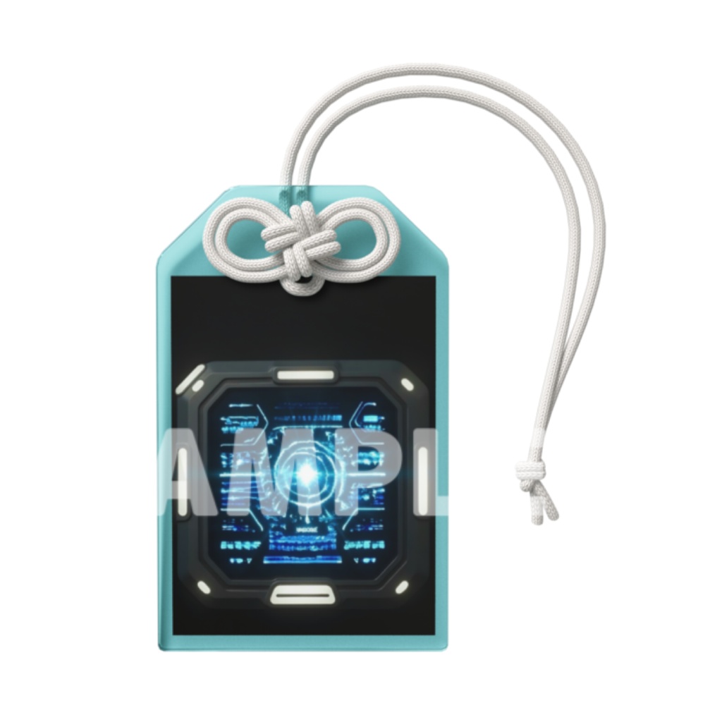 【 データユニットデバイス 】アクリルお守り（ブルー）