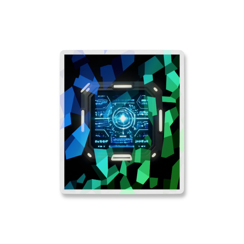 【 データユニットデバイス 】ホログラムスマホステッカー
