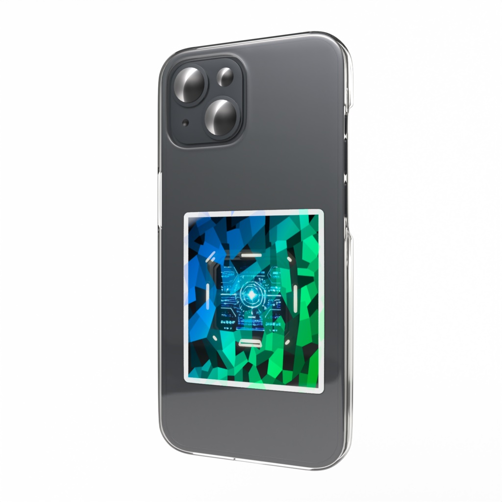 【 データユニットデバイス 】ホログラムスマホステッカー