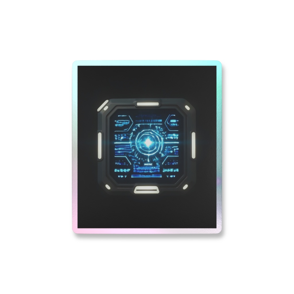 【 データユニットデバイス 】オーロラスマホステッカー