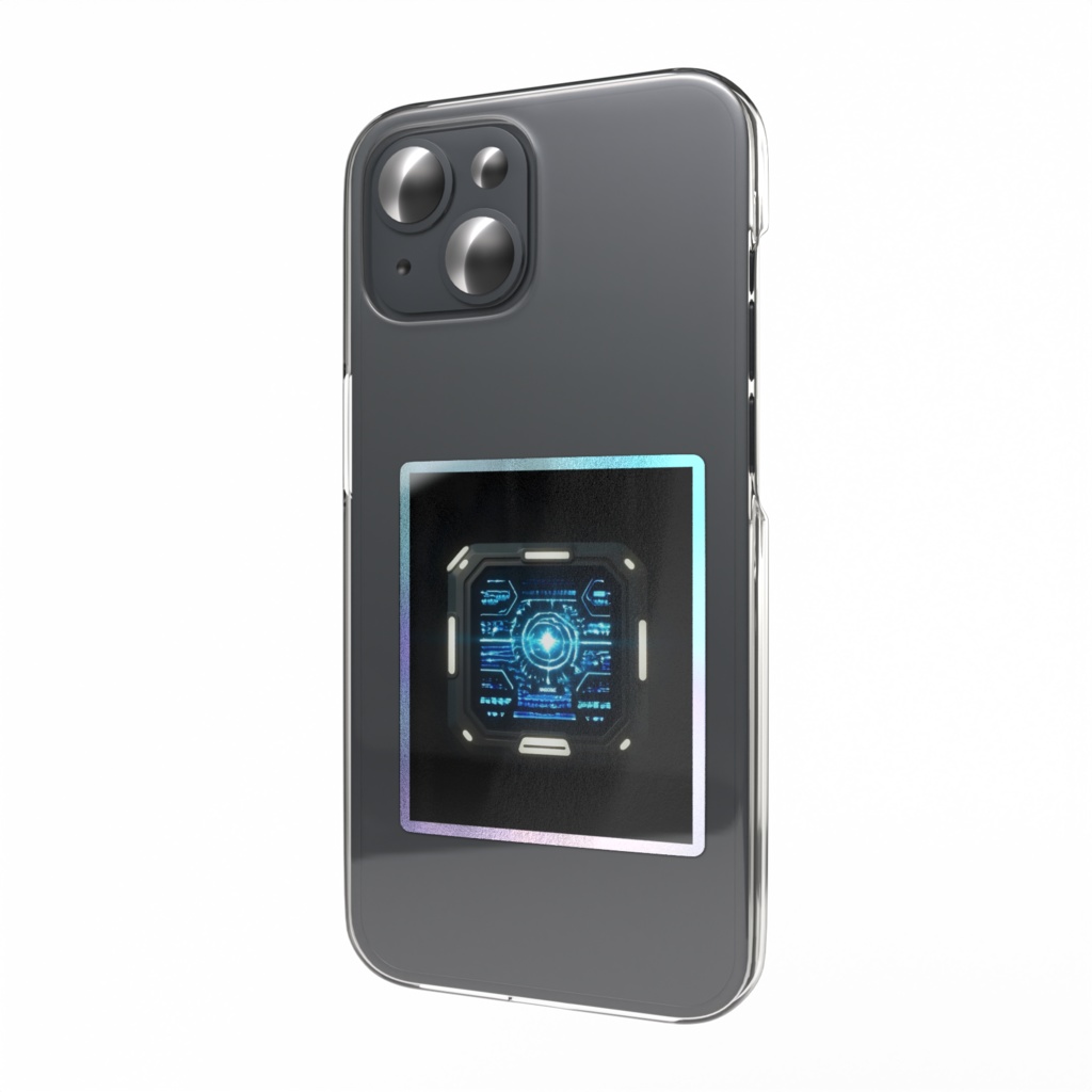 【 データユニットデバイス 】オーロラスマホステッカー