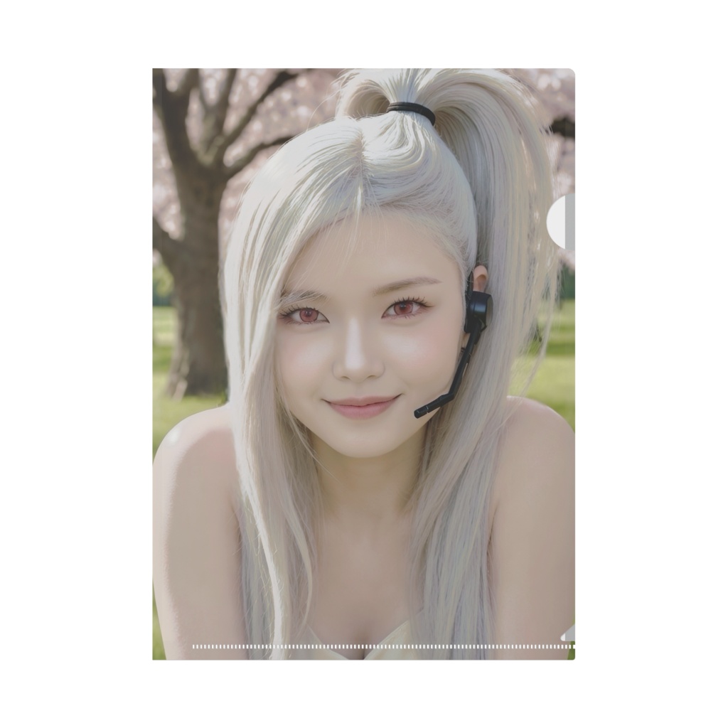 クリアファイル C（お花見）