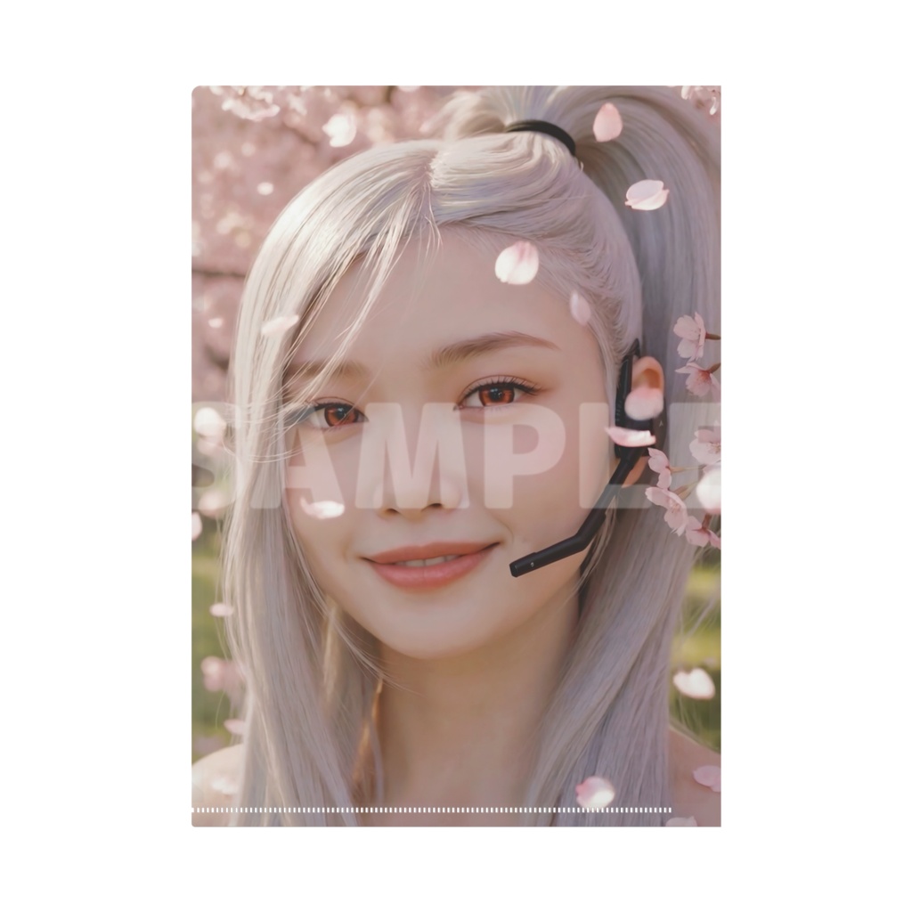 クリアファイル C (お花見)