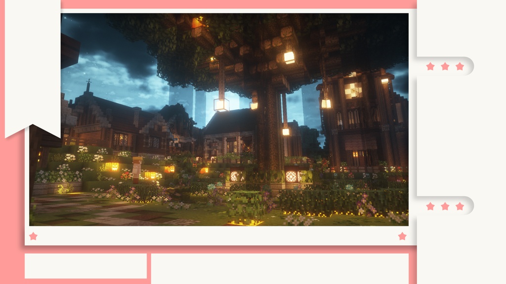 シンプルかわいい配信画面