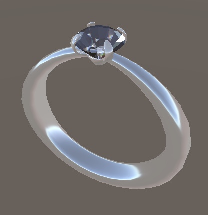 求婚するときの箱(サンプル指輪付き)