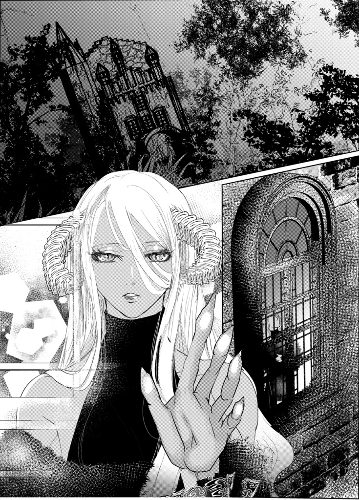 ※ネコポス用 白灰儚+黒弔華(2冊セット)