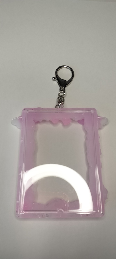 ハンドメイド ホイップデコ プラスチックトレカケース 「ピンク」