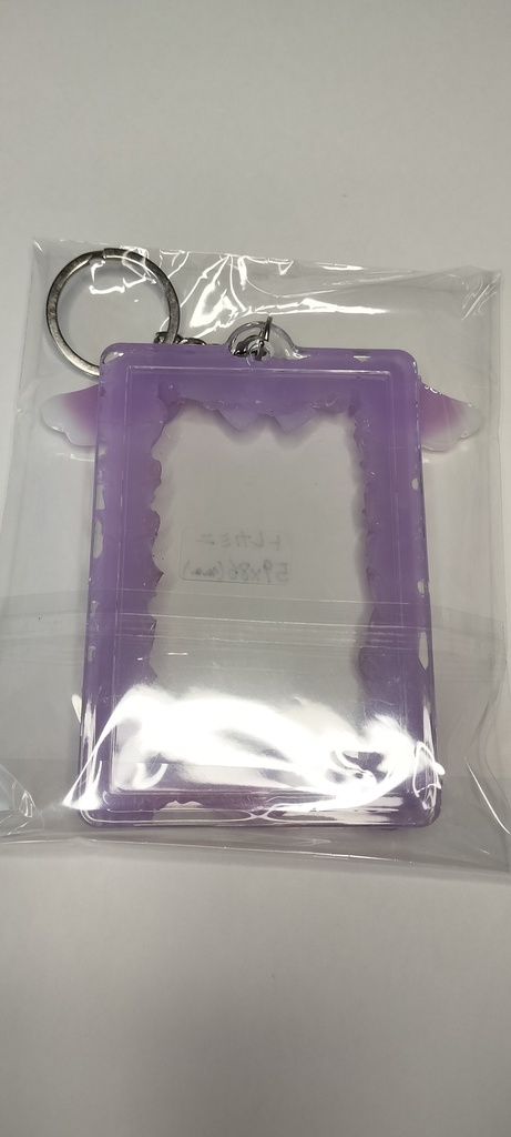 ハンドメイド ホイップデコ プラスチックトレカケース ミニ「パープル」