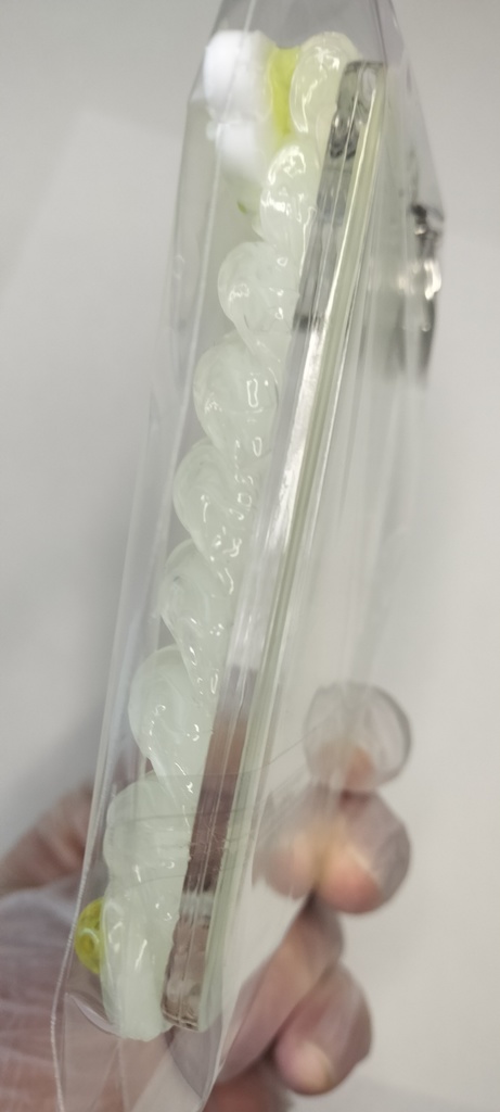 ハンドメイド ホイップデコ プラスチックトレカケース 「イエロー」