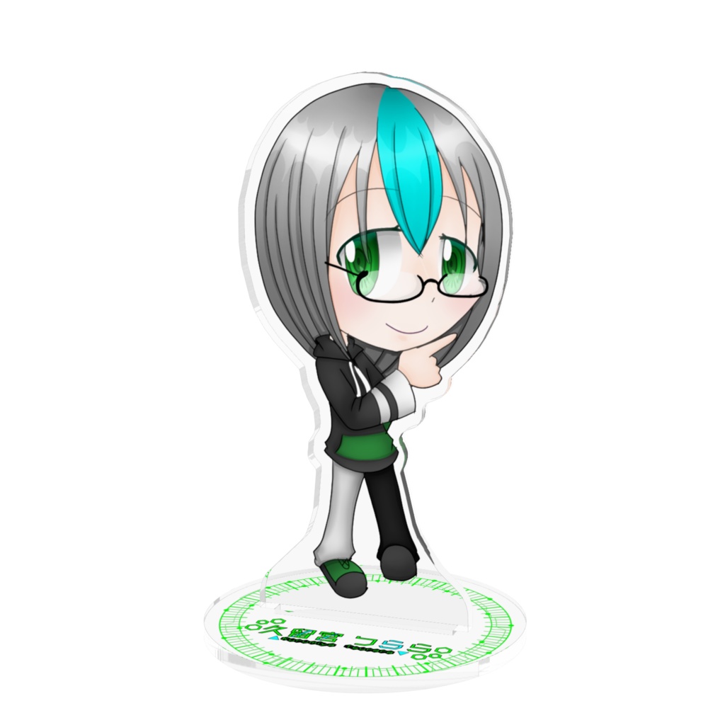 久留宮つらら① アクリルフィギュアスタンド 台座ロゴ付き
