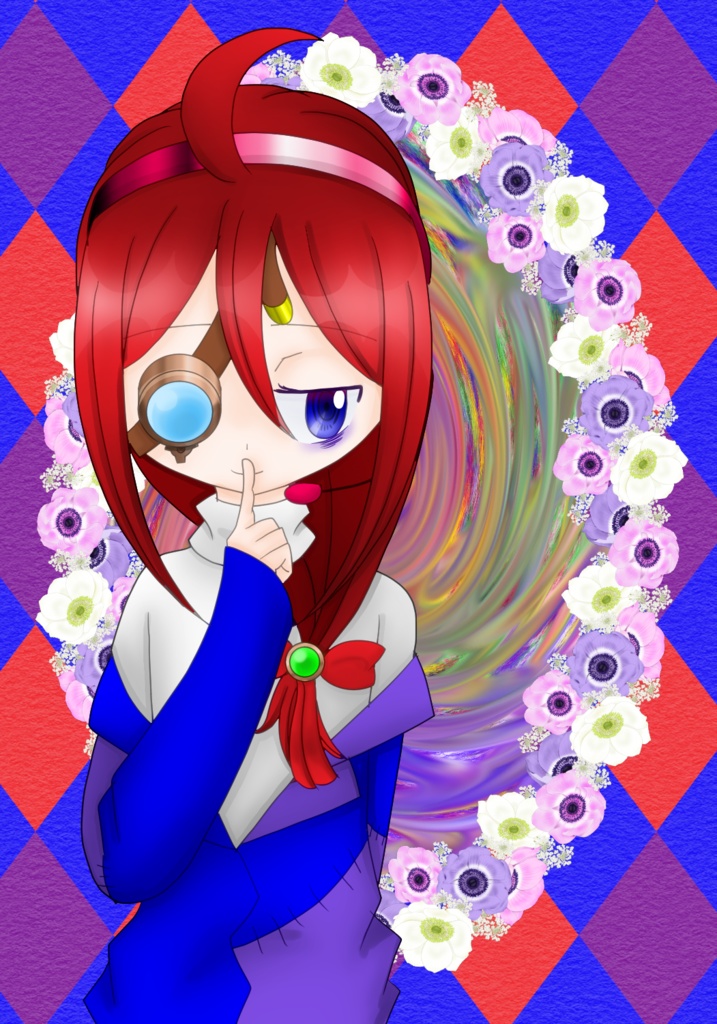 丹詩一華1周年記念イラストメモ帳