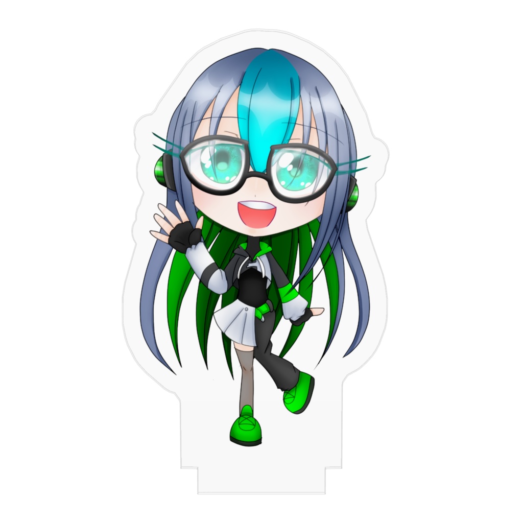 久留宮つらら③ アクリルフィギュアスタンド 台座ロゴ付き