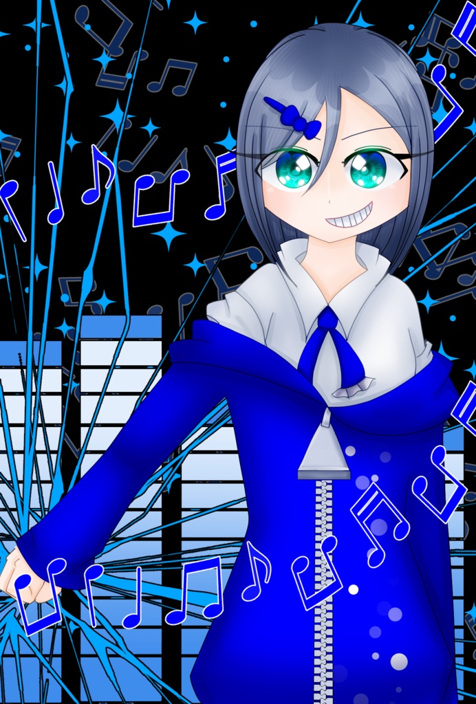 透歌硝子5周年記念イラストメモ帳