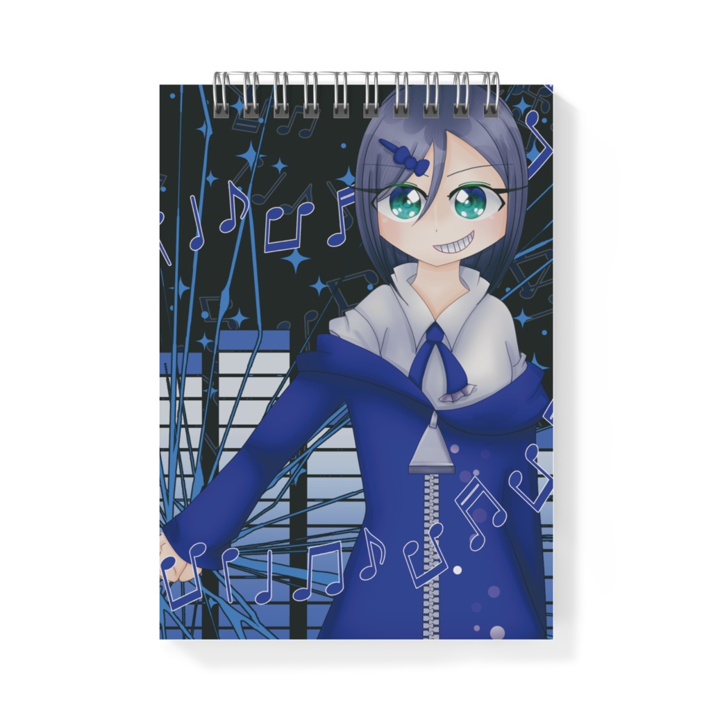 透歌硝子5周年記念イラストメモ帳