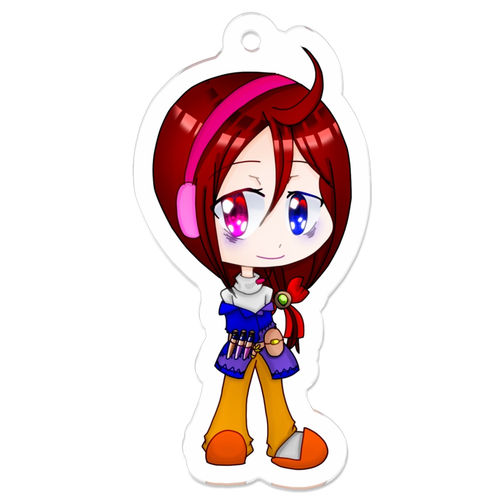 丹詩一華　アクリルキーホルダー