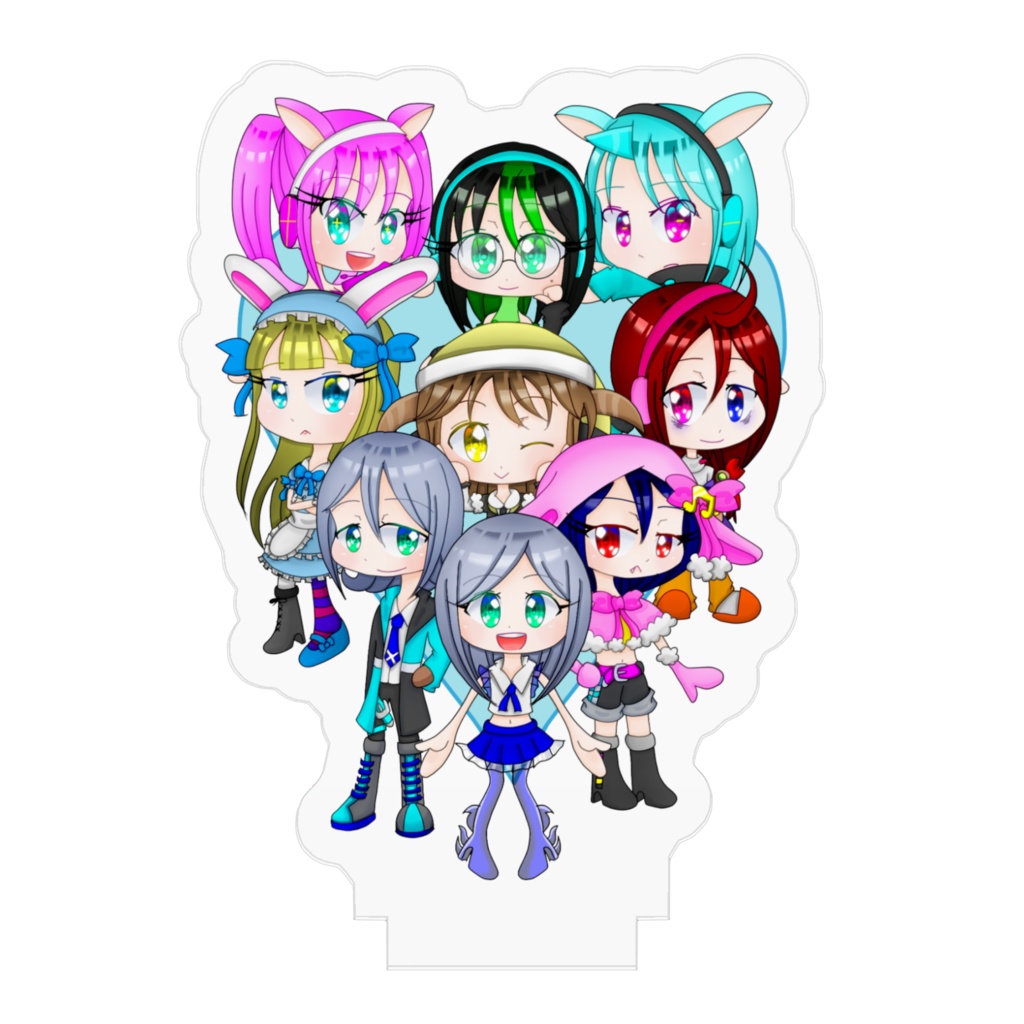 透歌工房5周年記念アクリルフィギュア 文字無し