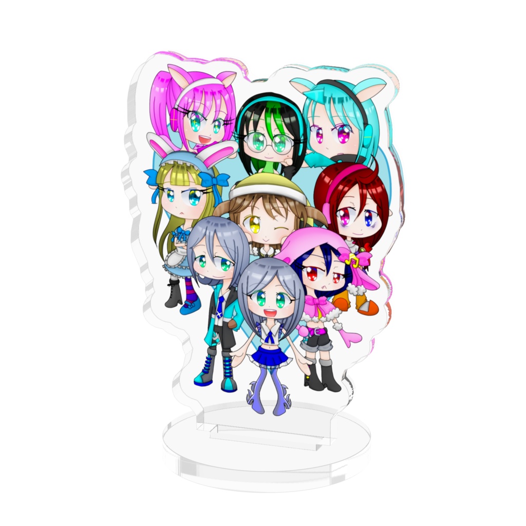透歌工房５周年記念アクリルフィギュア　文字無し