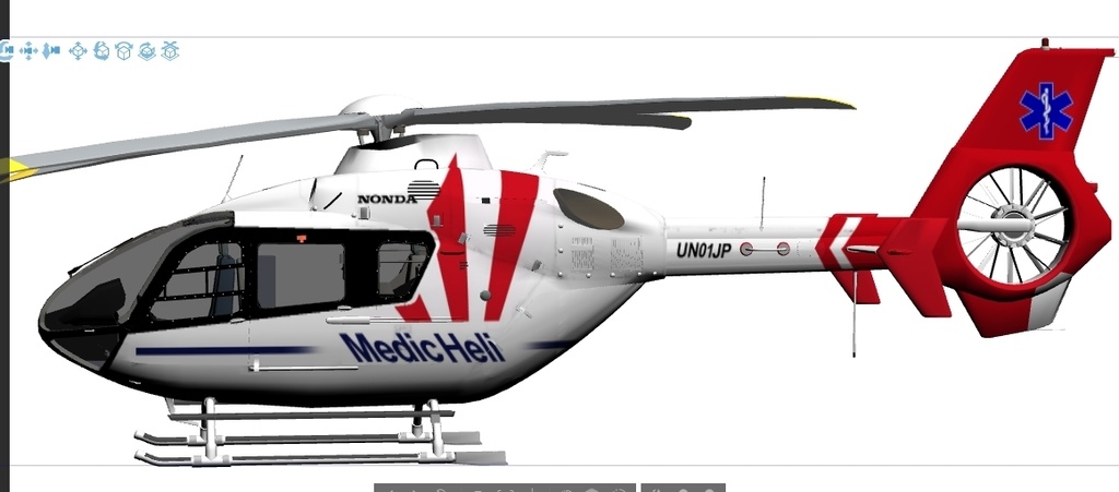 ドクター・ヘリ クリスタ用モデル