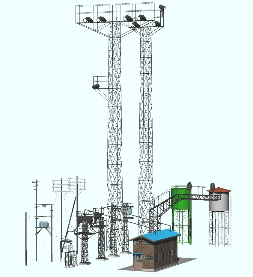 機関区アイテム（タワー類）