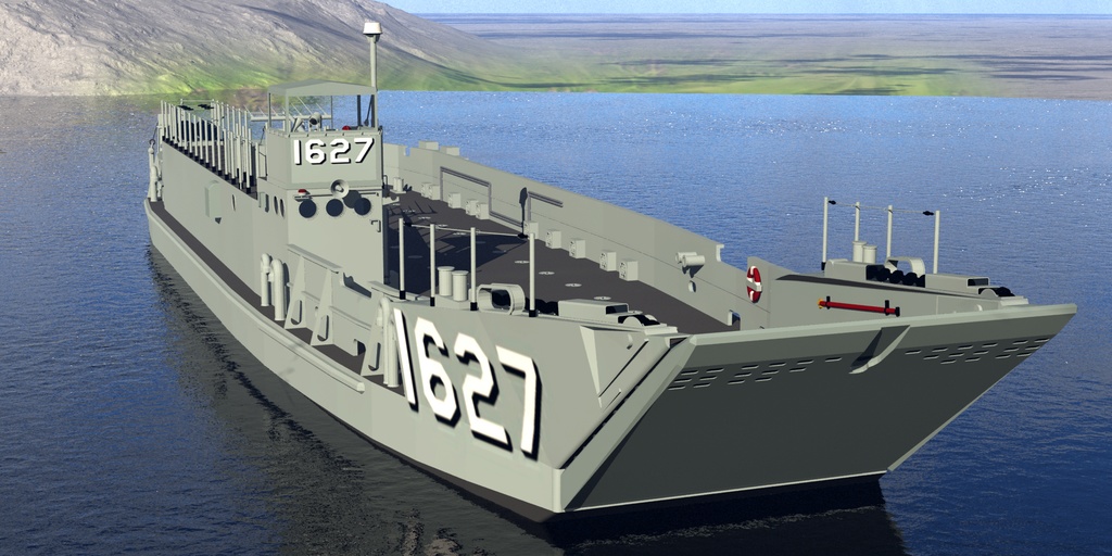 米海兵隊 LCU-1600型 揚陸艇