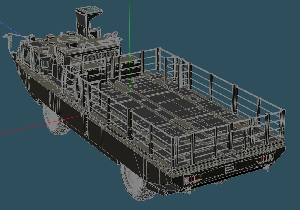 陸上自衛隊 94式水際地雷敷設装置車(水陸両用)