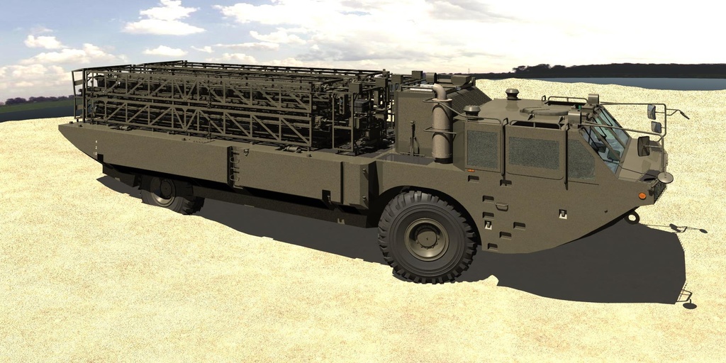陸上自衛隊　94式水際地雷敷設装置車（水陸両用）