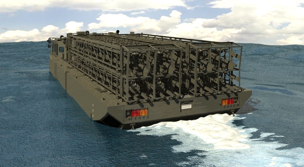 陸上自衛隊 94式水際地雷敷設装置車(水陸両用)